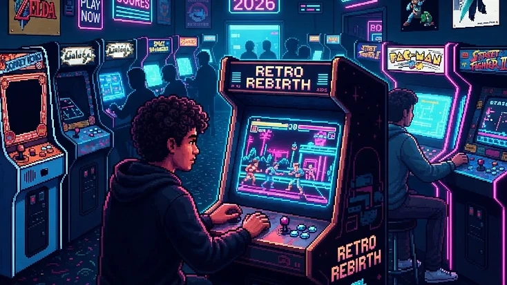 O Renascimento Retrô: Por que a Nostalgia Domina os Jogos em 2026