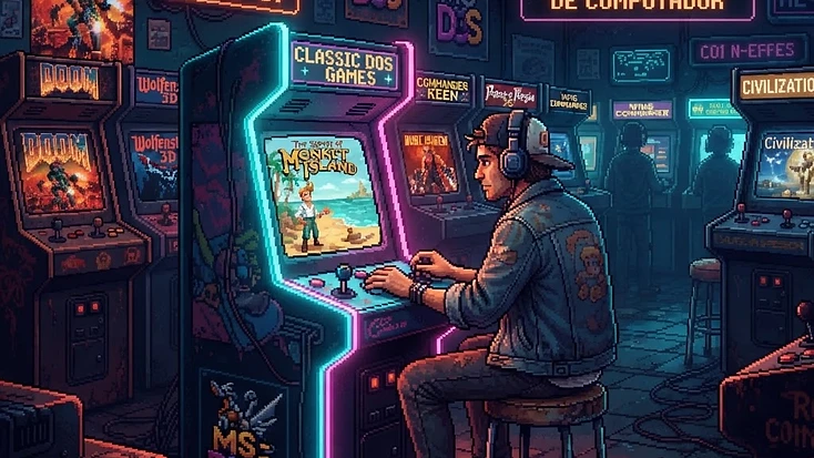 A Era de Ouro do MS-DOS: Por Que os Clássicos de PC Estão Mais Vivos do Que Nunca