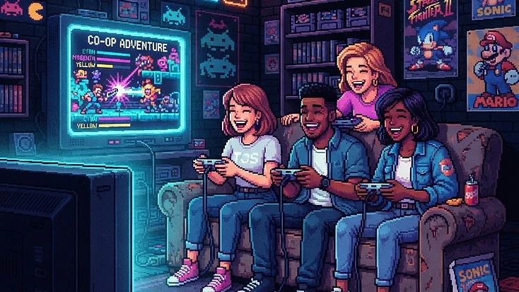 O Retorno do Sofá: Por que os Jogos Cooperativos Locais Nunca Morreram