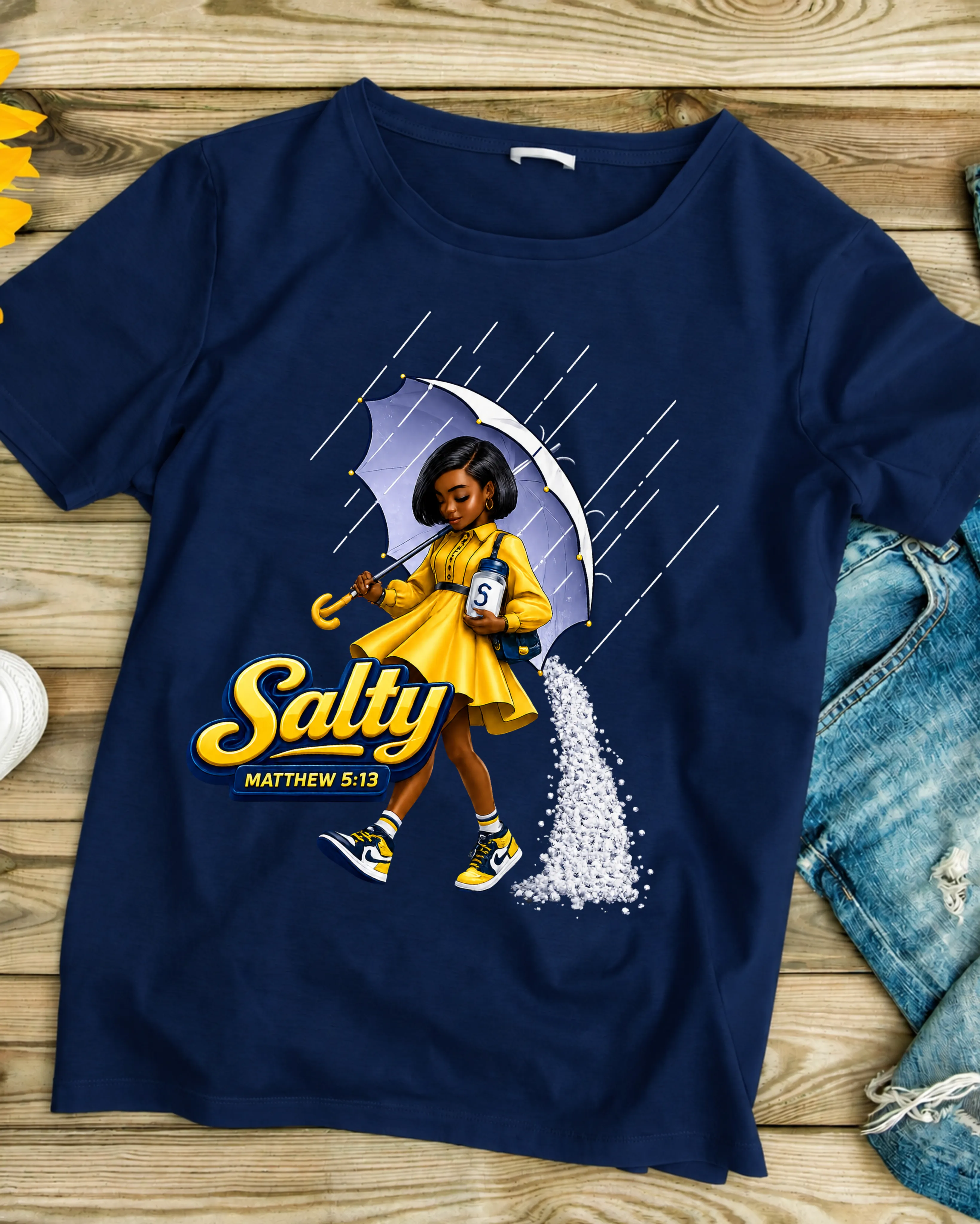 Be the Salt — Navy (Girl)