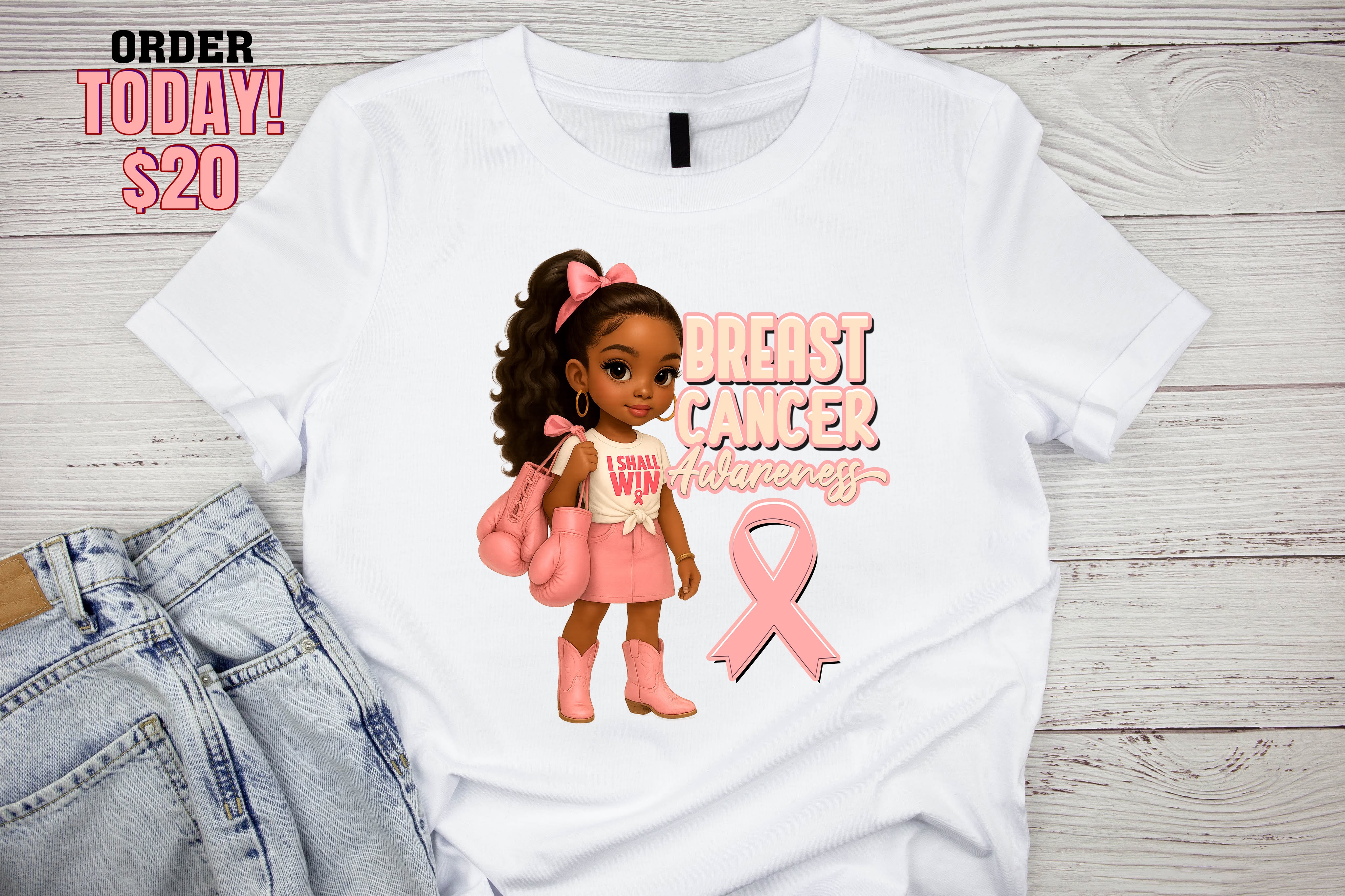 Breast Cancer Awareness — Fighter (Pink Boots)