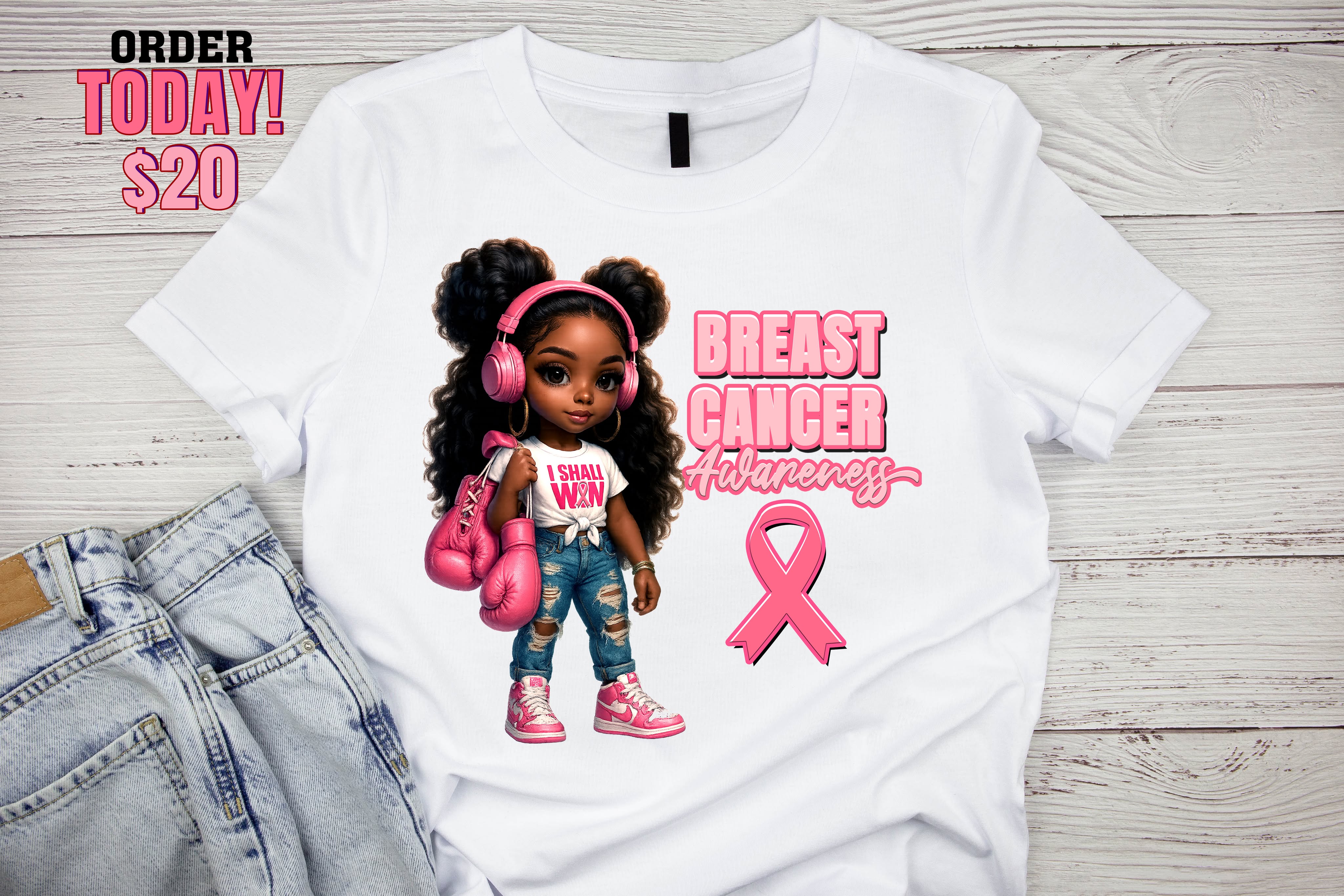 Breast Cancer Awareness — Fighter (Headphones)
