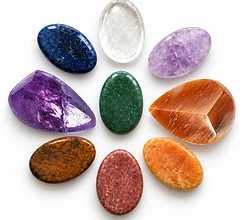 Chakra Stones — Faceted & Cabochon Cut
