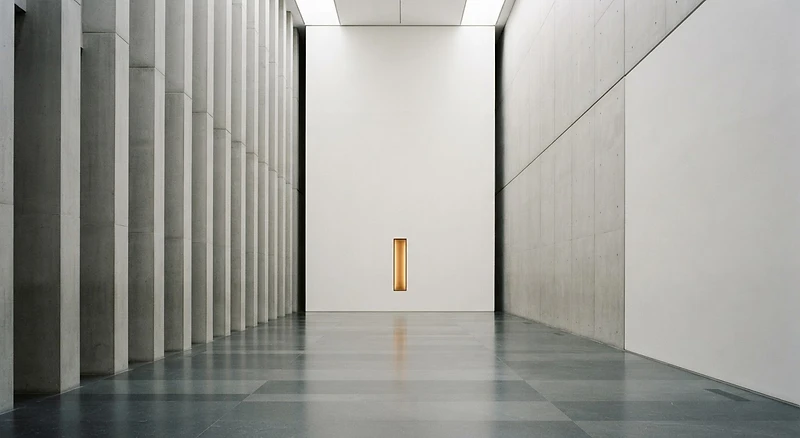Minimalist architectural interior