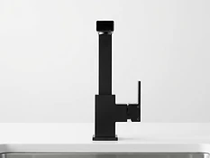 square open-spout designer kitchen tap