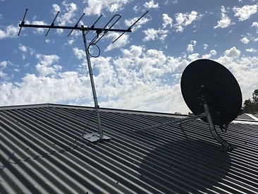 Satellite & UHF Antenna — Thurgoona - ABX Electronics Antennas gallery, Albury Wodonga