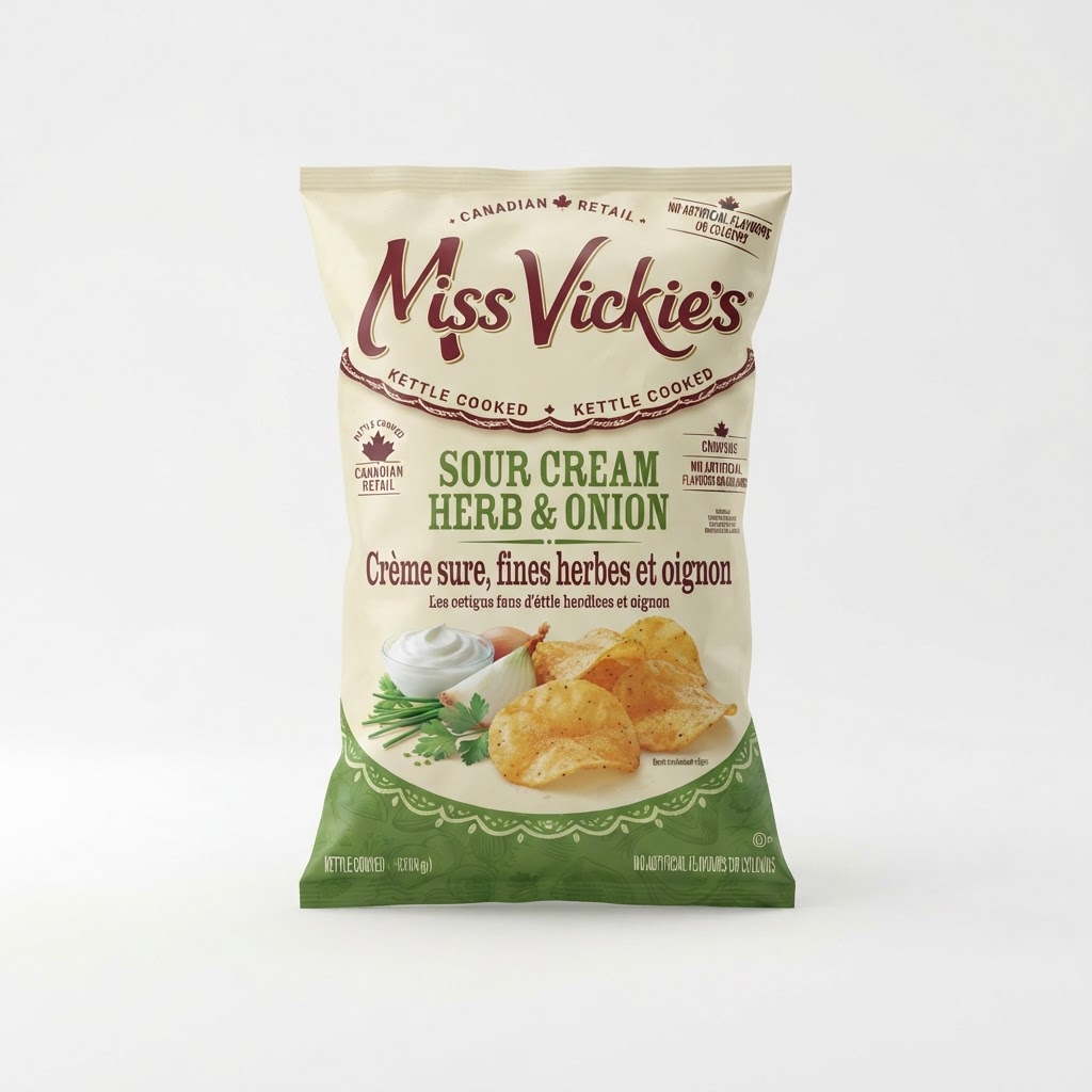 Miss Vickie's Sour Cream, Herb & Onion