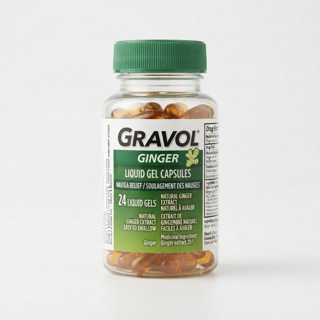 Gravol Ginger Liquid Gel Capsules