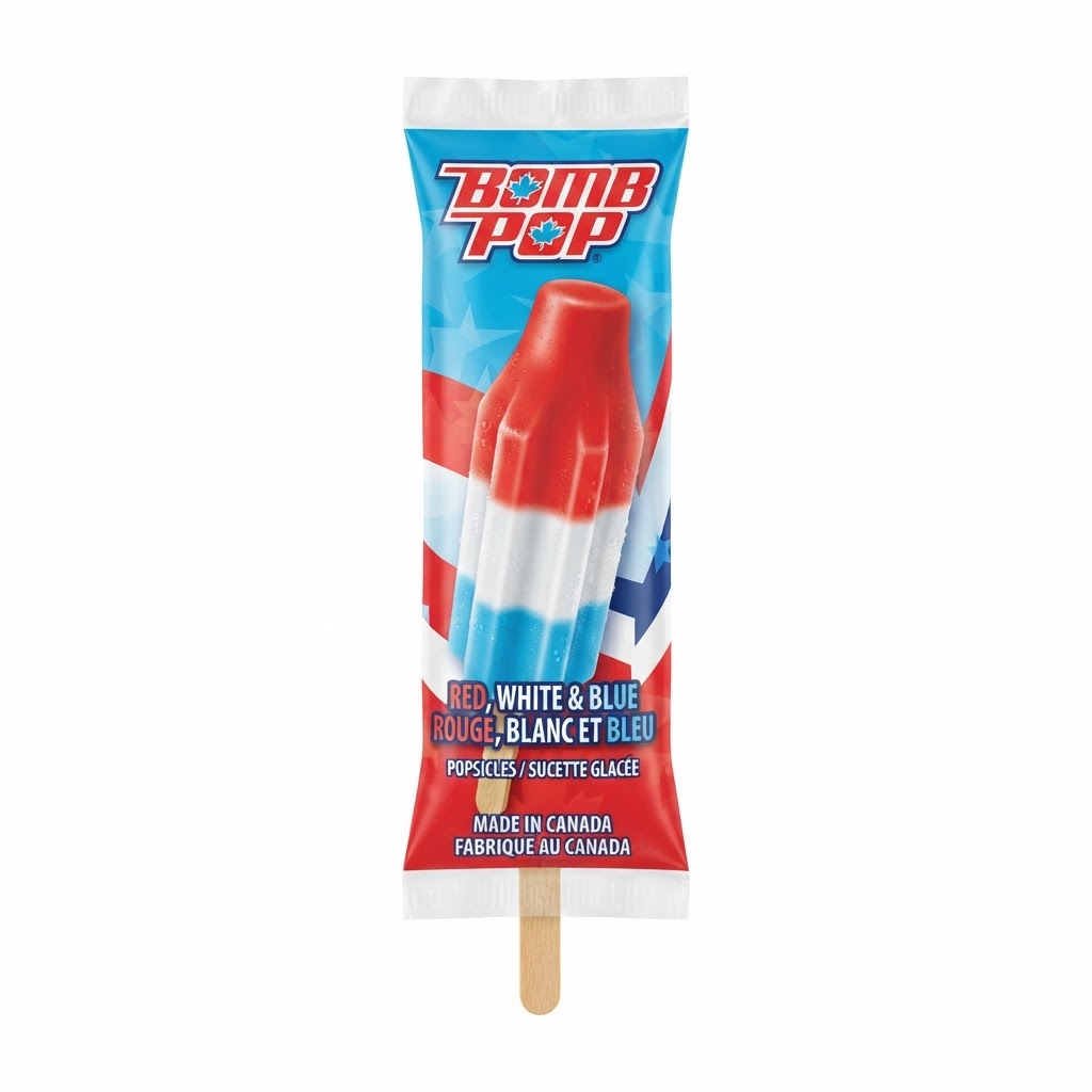Red, White and Blue Bomb Pop