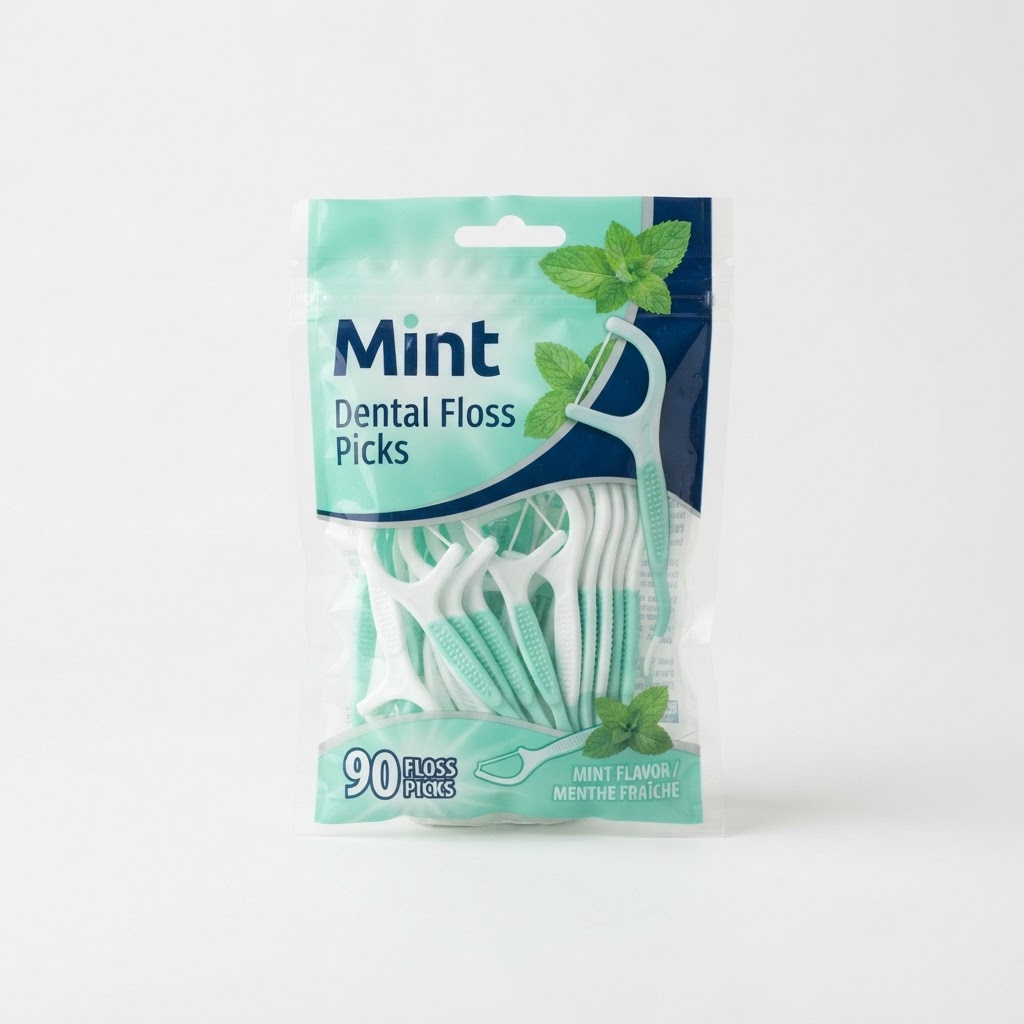 Mint Dental Floss Picks