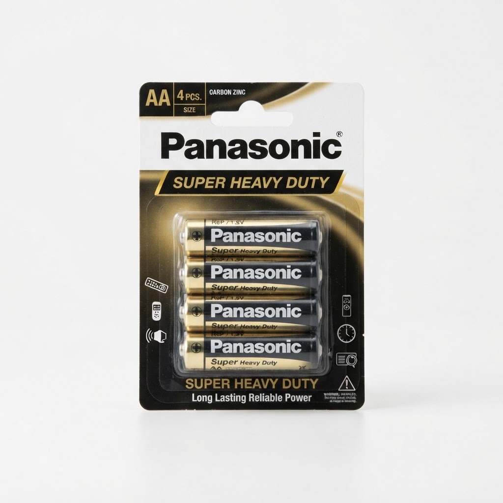 Panasonic Super Heavy Duty AA Batteries