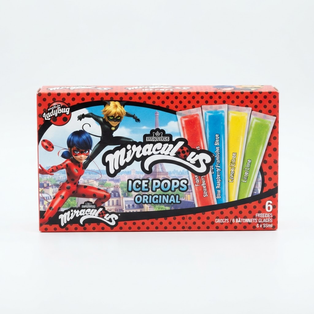 Miraculous Ladybug Ice Pop