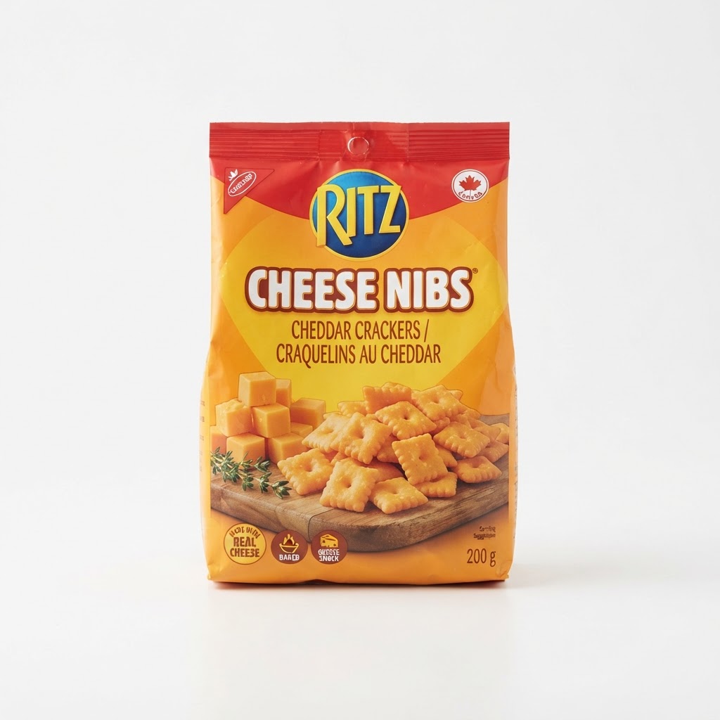 Ritz Cheese Nibs Cheddar Crackers