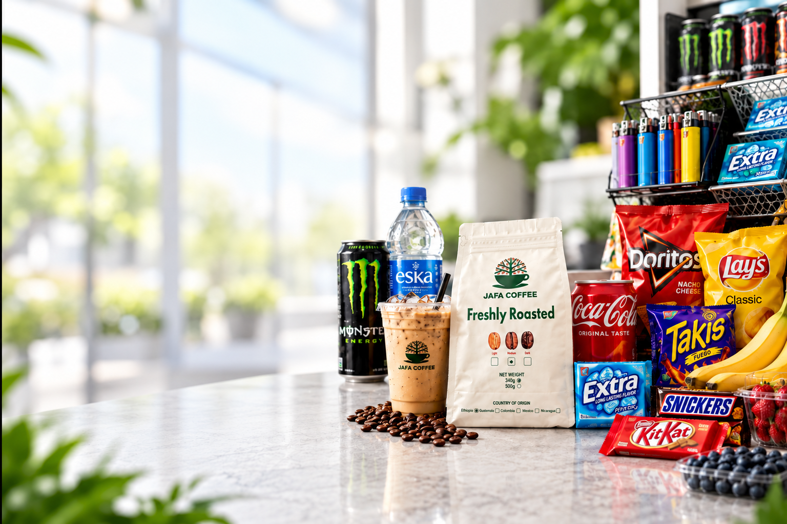 River Valley Convenience — fresh snacks, cold drinks, coffee, and daily essentials