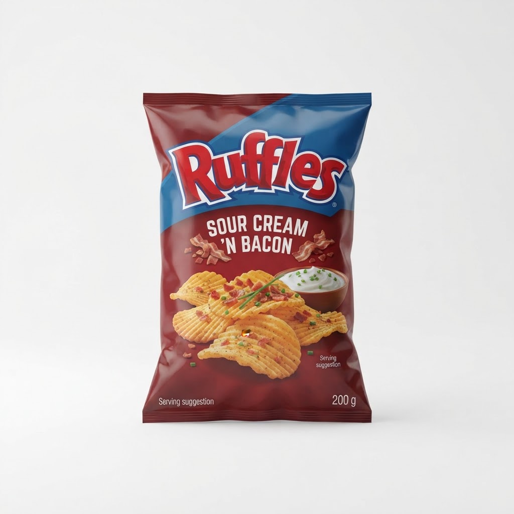 Ruffles Sour Cream 'n Bacon