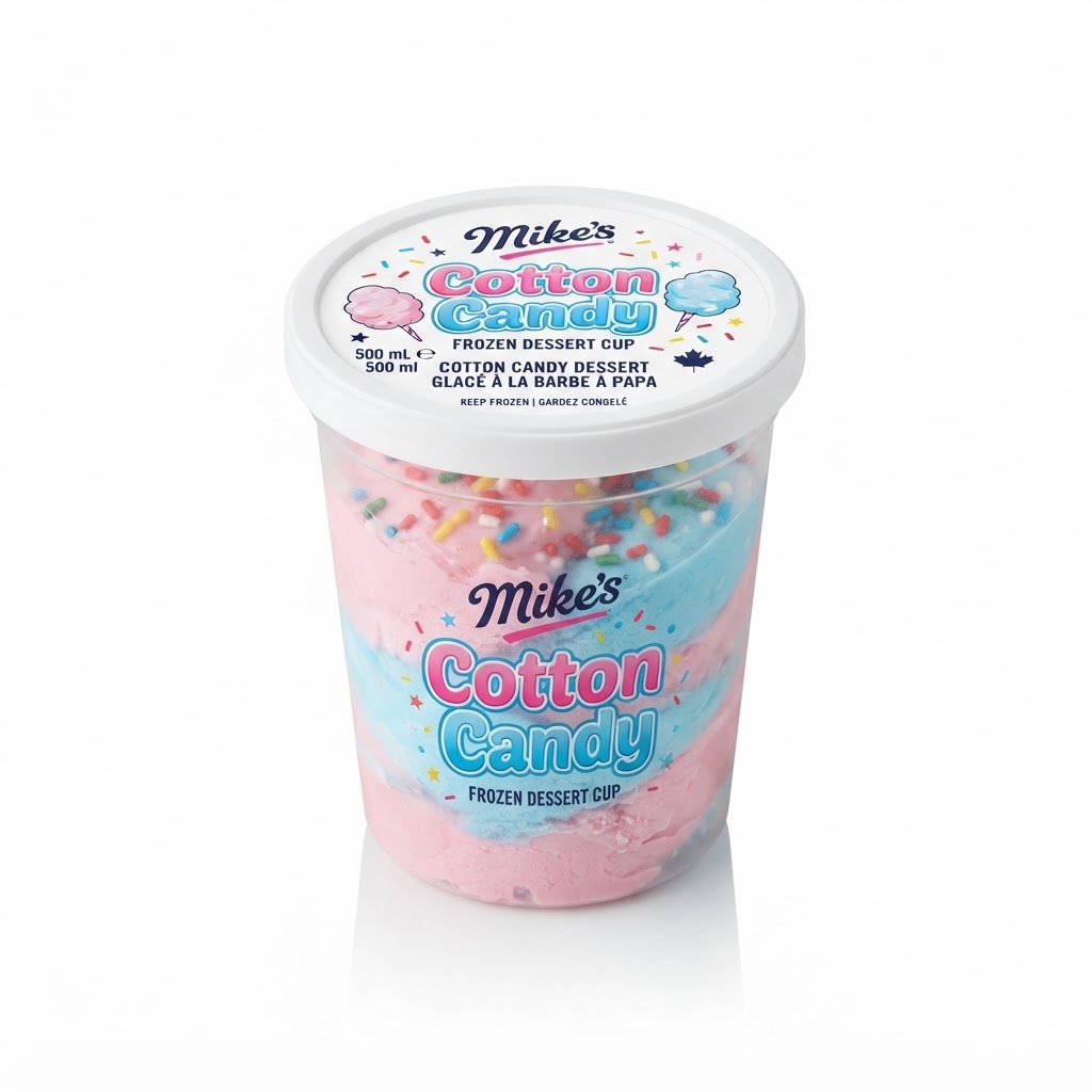 Mike's Cotton Candy Frozen Dessert Cup