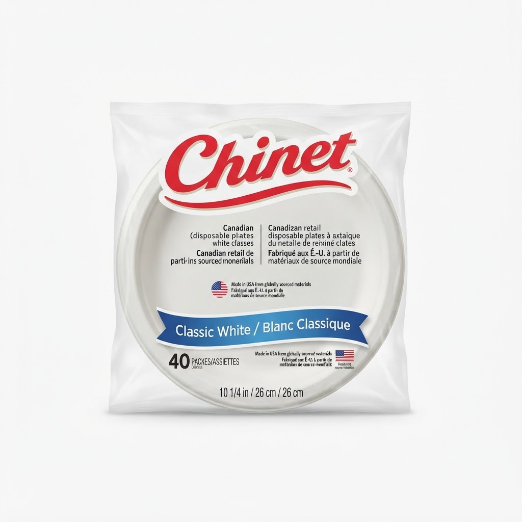 Chinet Disposable Plates