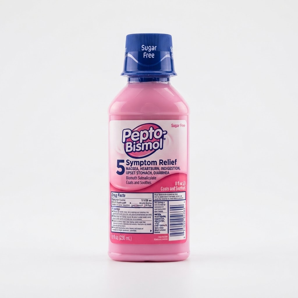 Pepto-Bismol 5 Symptom Relief Liquid