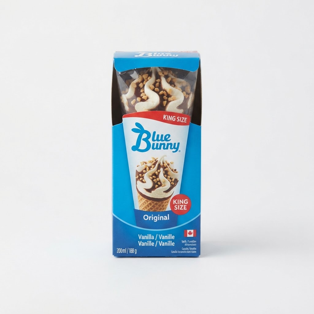 Blue Bunny King Size Ice Cream Cone