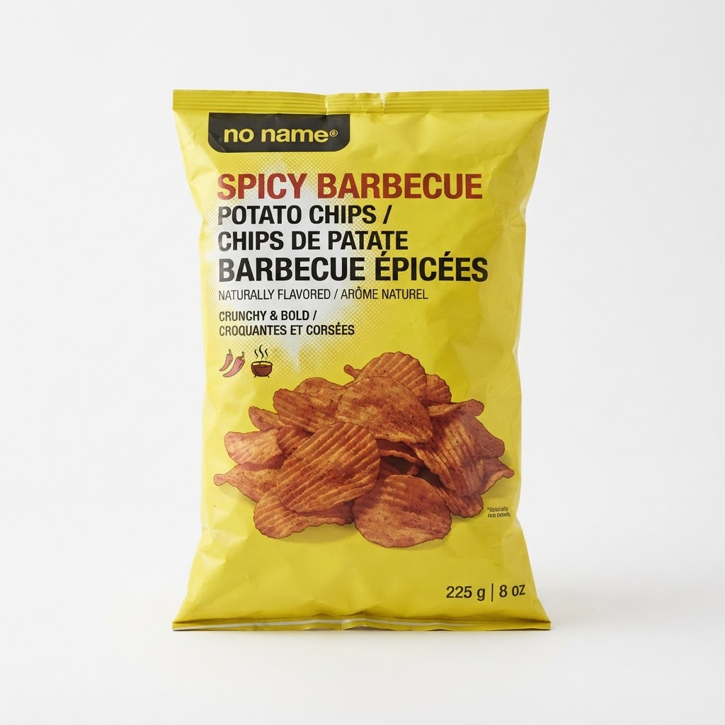 No Name Spicy Barbecue Potato Chips