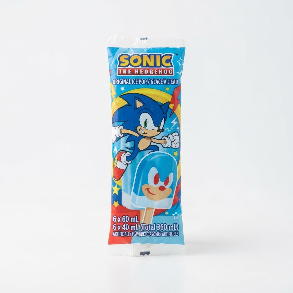 Sonic the Hedgehog Ice Pop