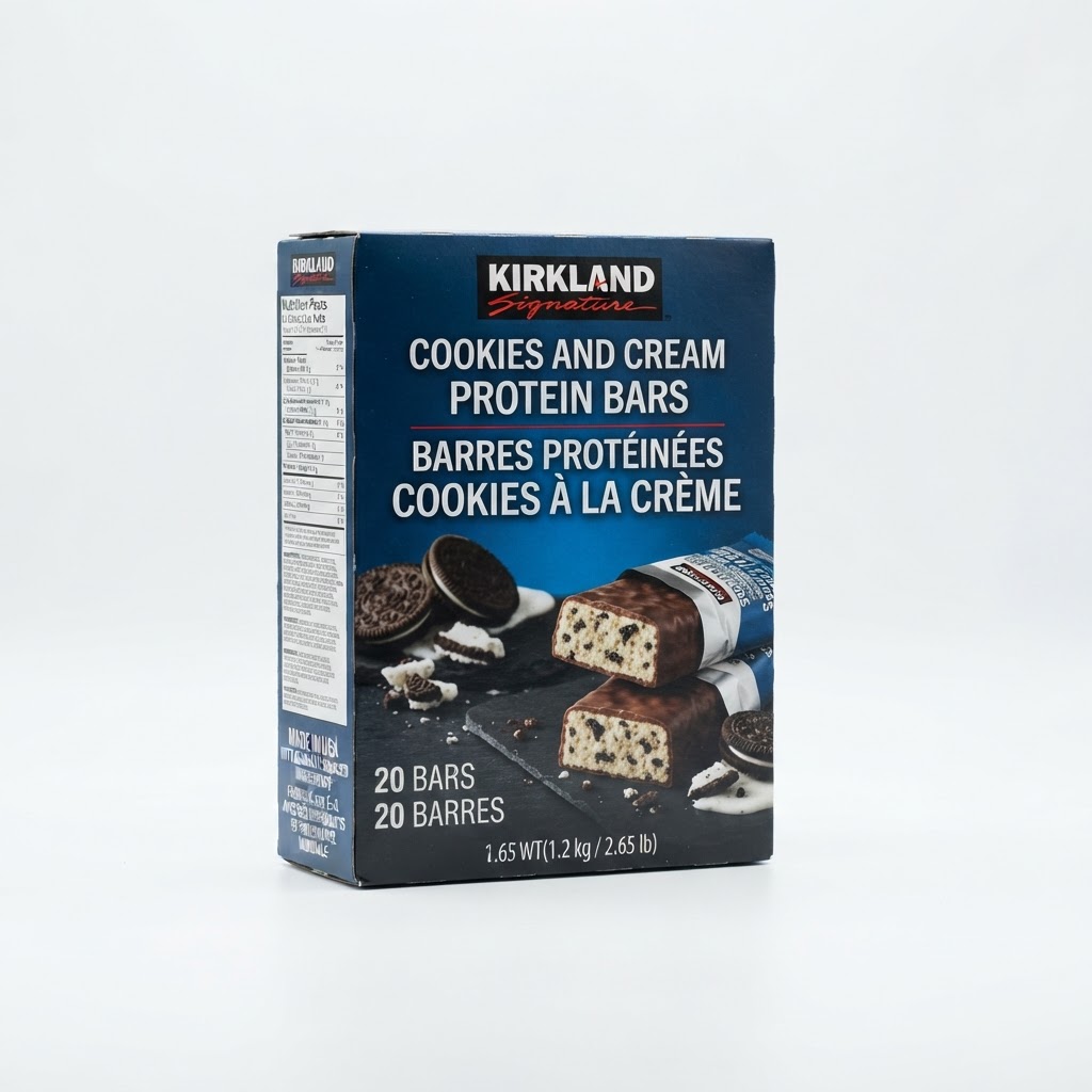 Kirkland Signature Cookies and Cream Protein Bars