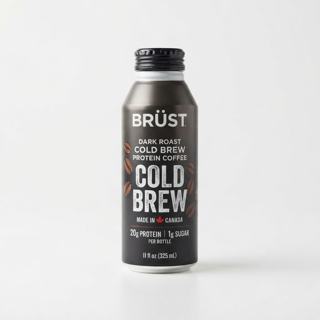 Brüst Dark Roast Cold Brew Protein Coffee
