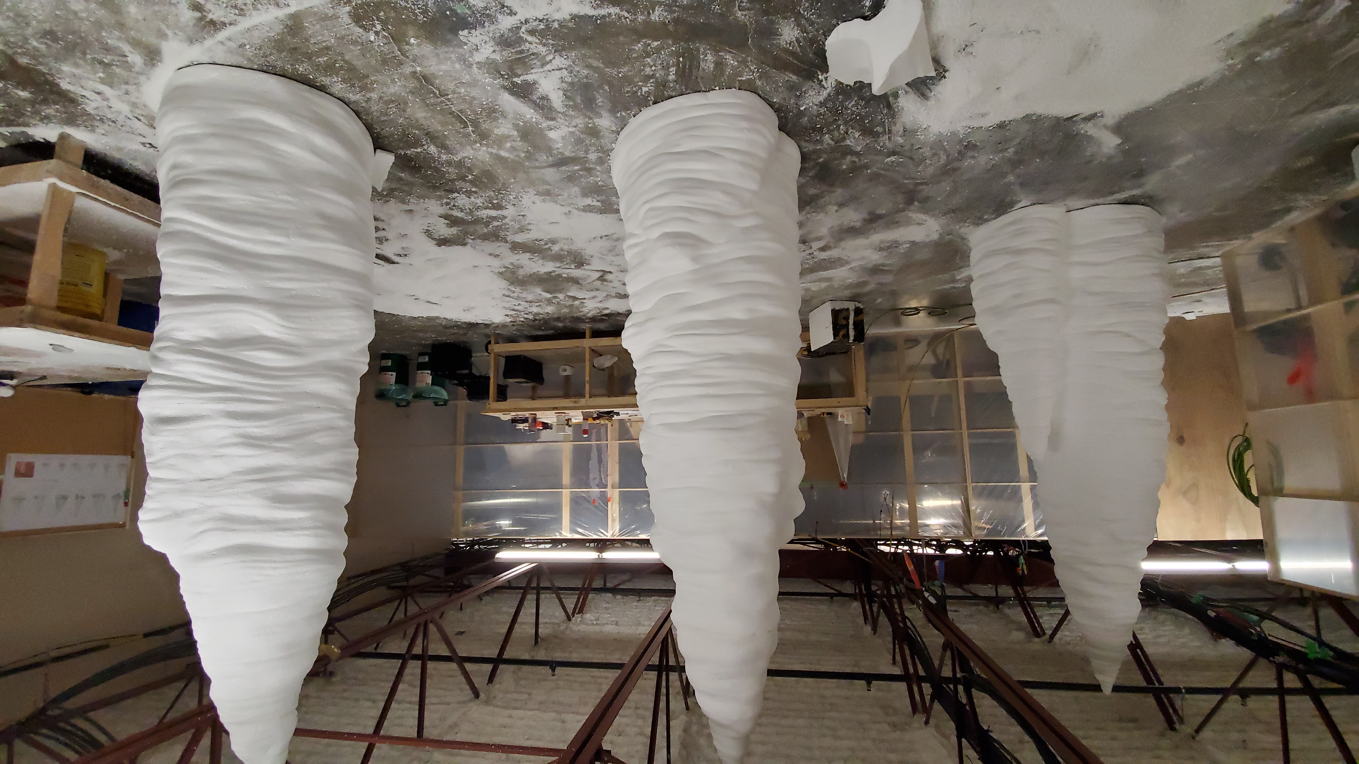 Foam Sculpted Spire Forms