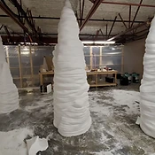 Foam Sculpted Spire Forms
