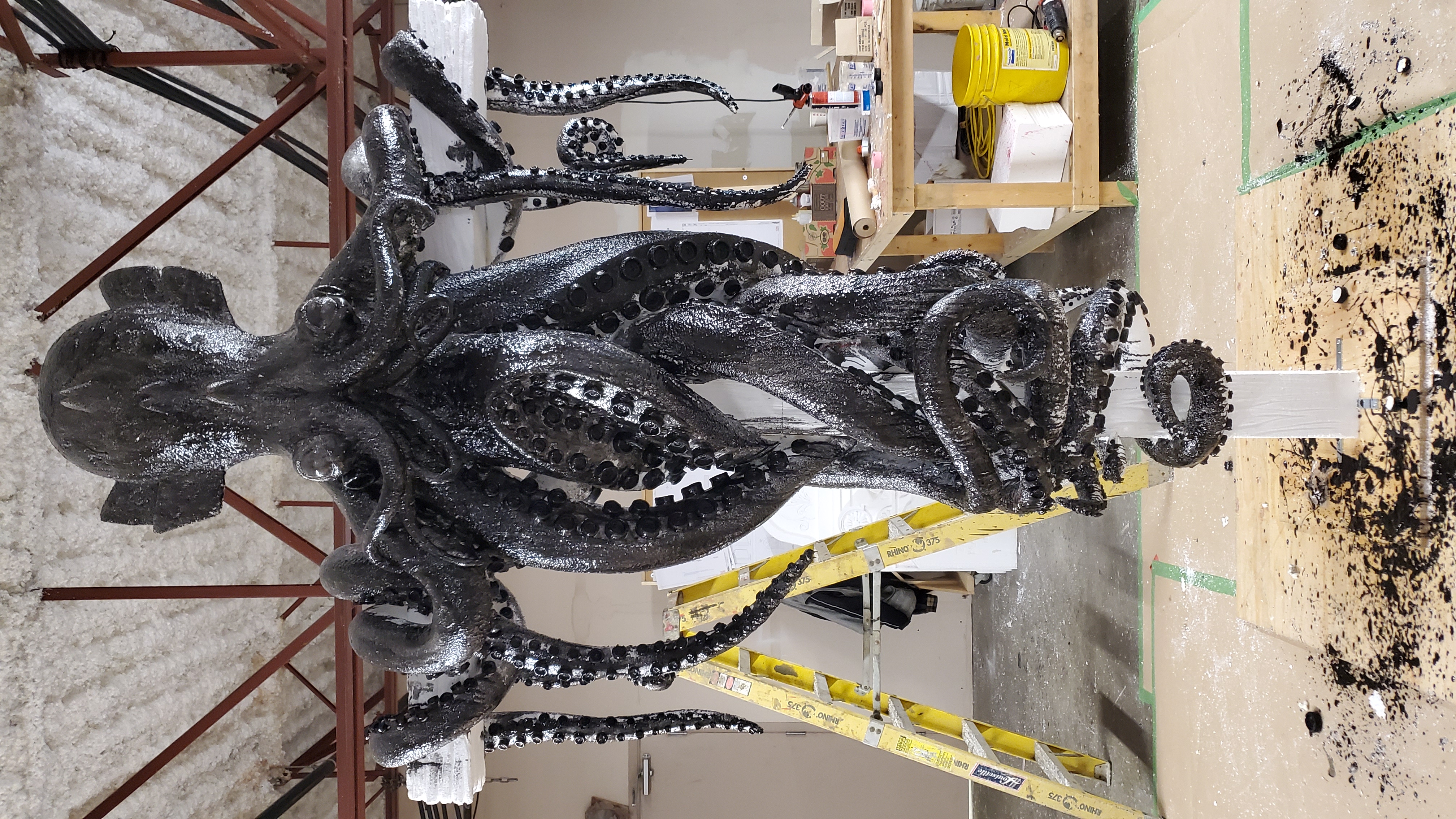Kraken Sculpture — Hardcoated