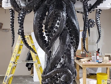 Kraken Sculpture — Hardcoated