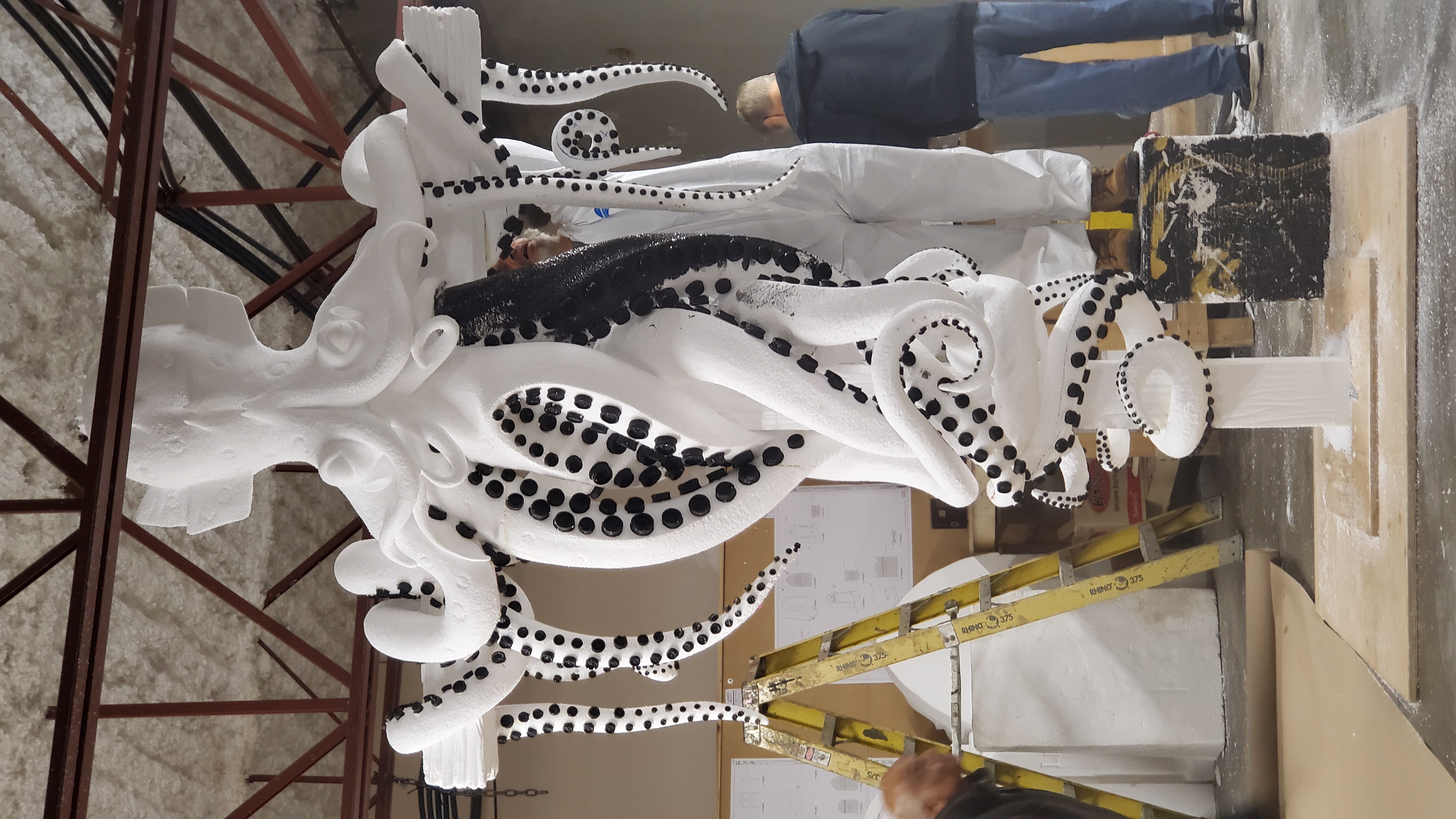 Kraken Sculpture — Dressed