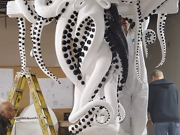 Kraken Sculpture — Dressed