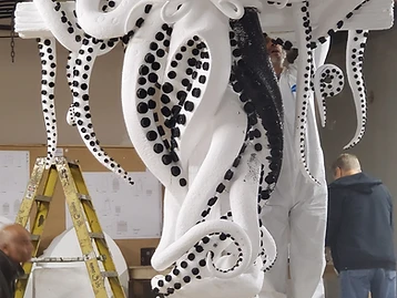 Kraken Sculpture — Dressed
