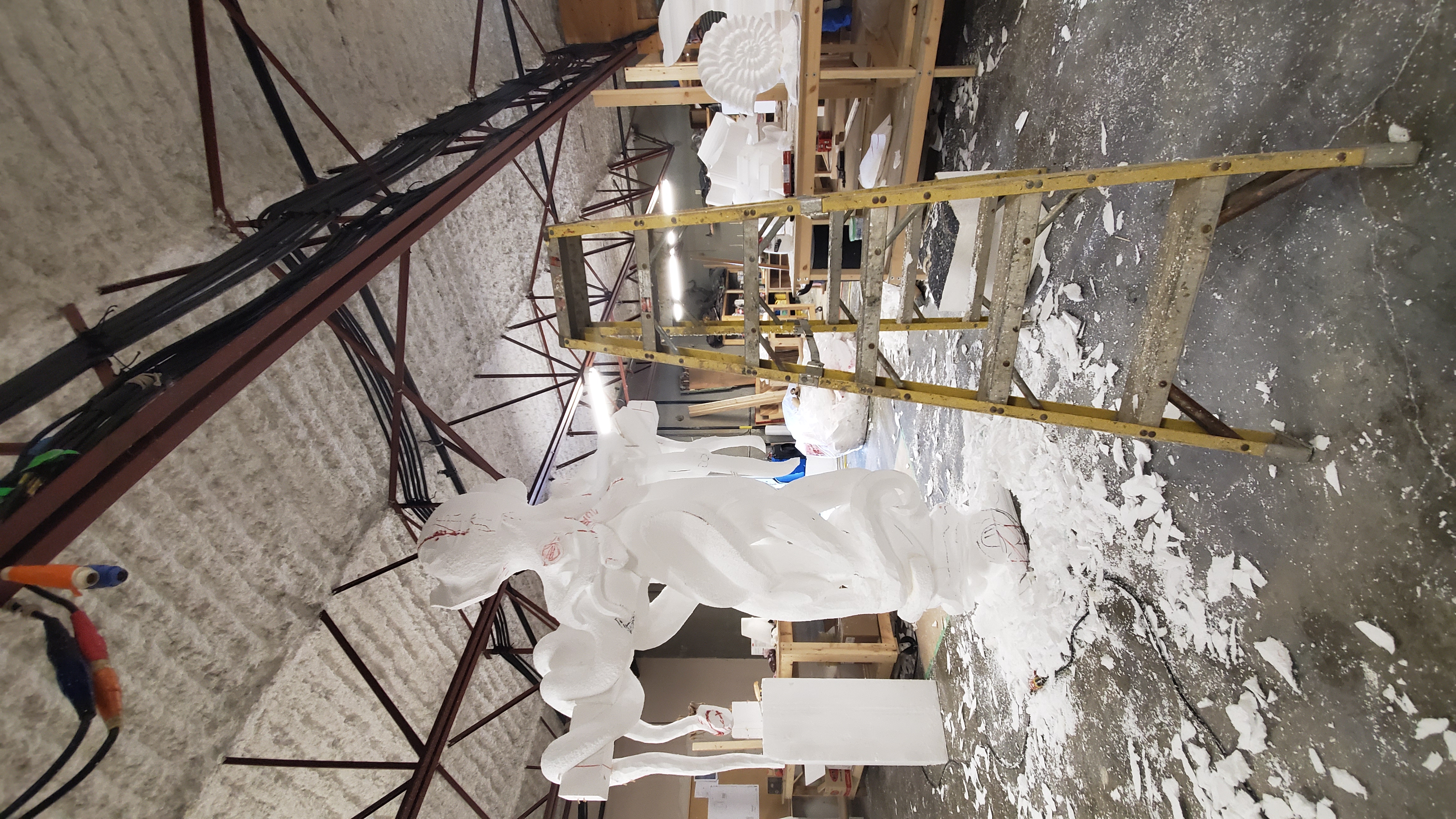 Foam Sculpture of Kraken Character