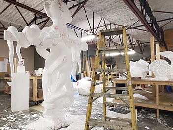 Foam Sculpture of Kraken Character