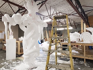 Foam Sculpture of Kraken Character