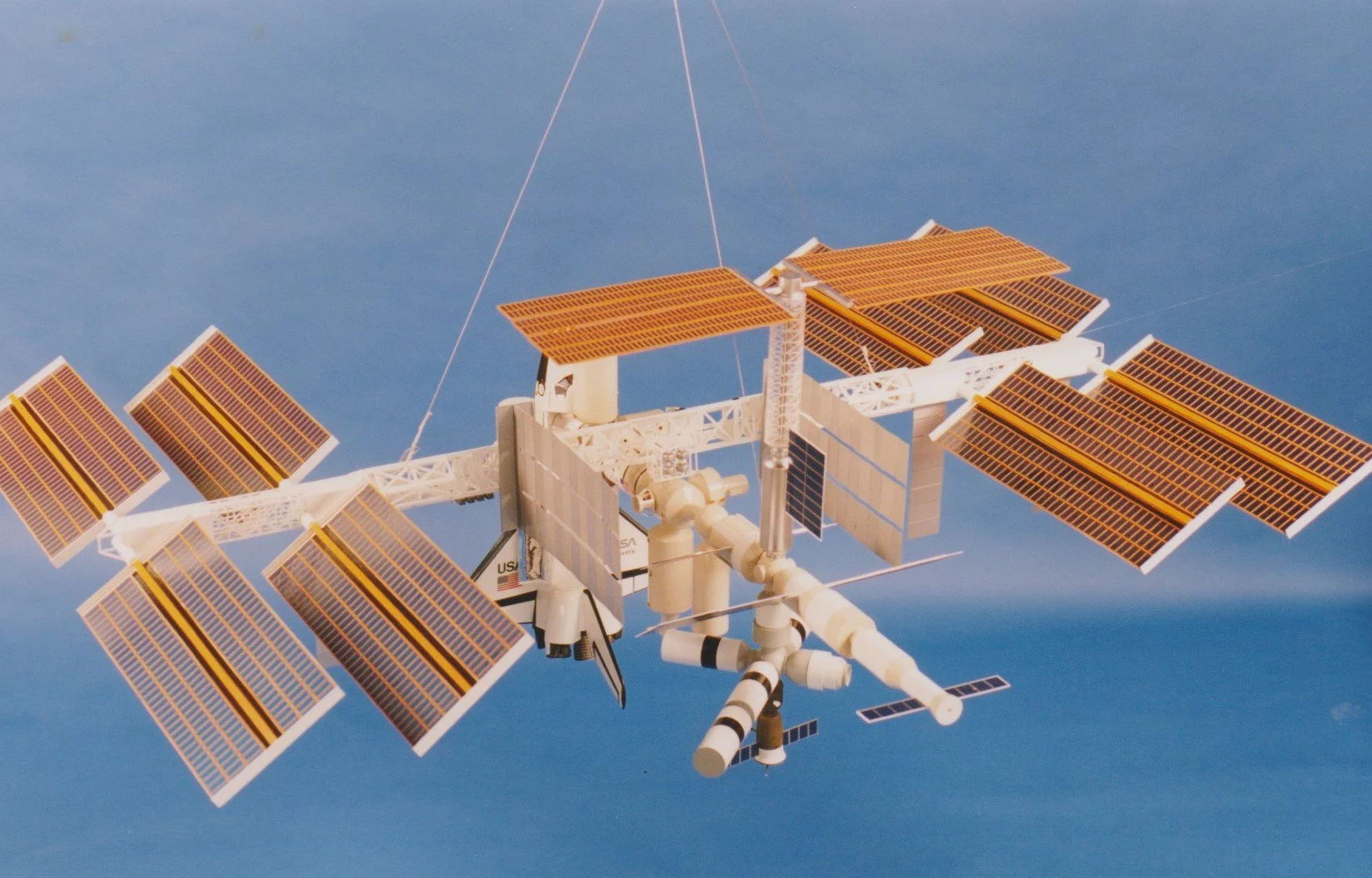 1/721 Scale ISS Model