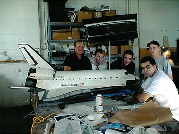 6' Space Shuttle Model for Disney