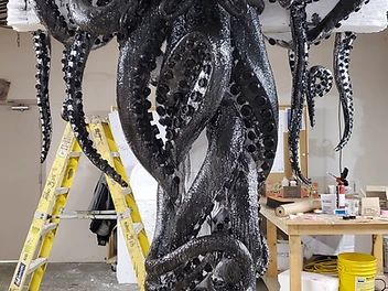 Large Scale Kraken Sculpture