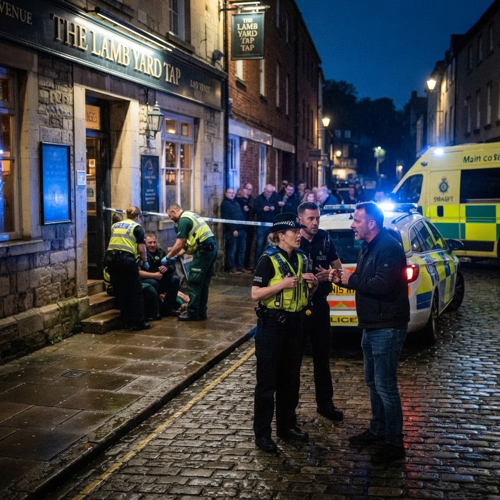 AI-generated editorial illustration; not a photograph of the reported event