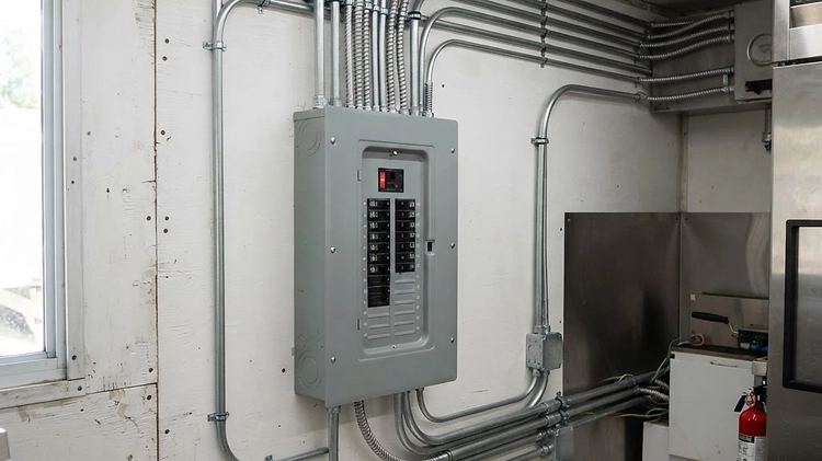 50 amp food trailer electrical service panel