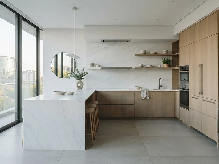 Luxury kitchen with Kelvinator refrigerator in Sandton