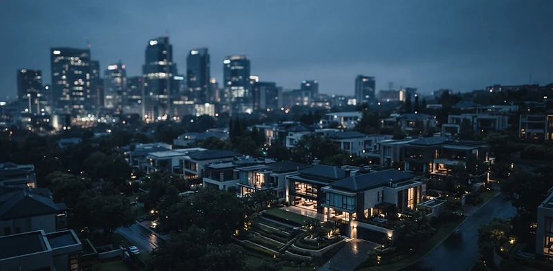 Sandton and northern suburbs skyline