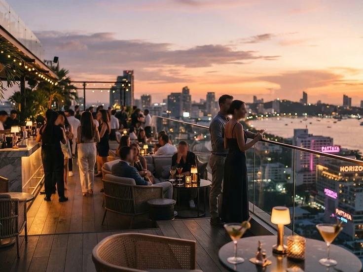 Live Thai nightlife atmosphere