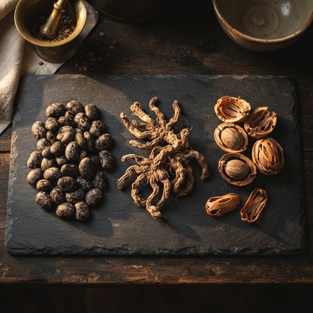 Kaunch Beej, Salam Panja & Nutmeg