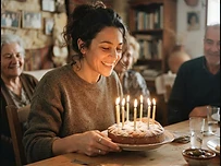 Candles on a Birthday Cake: A Greek Offering