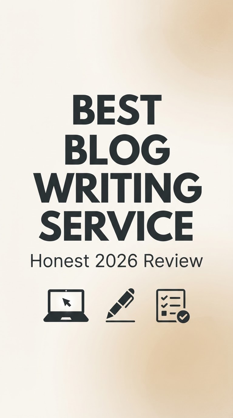 Best Blog Writing Service — 2026 honest review, Pinterest pin