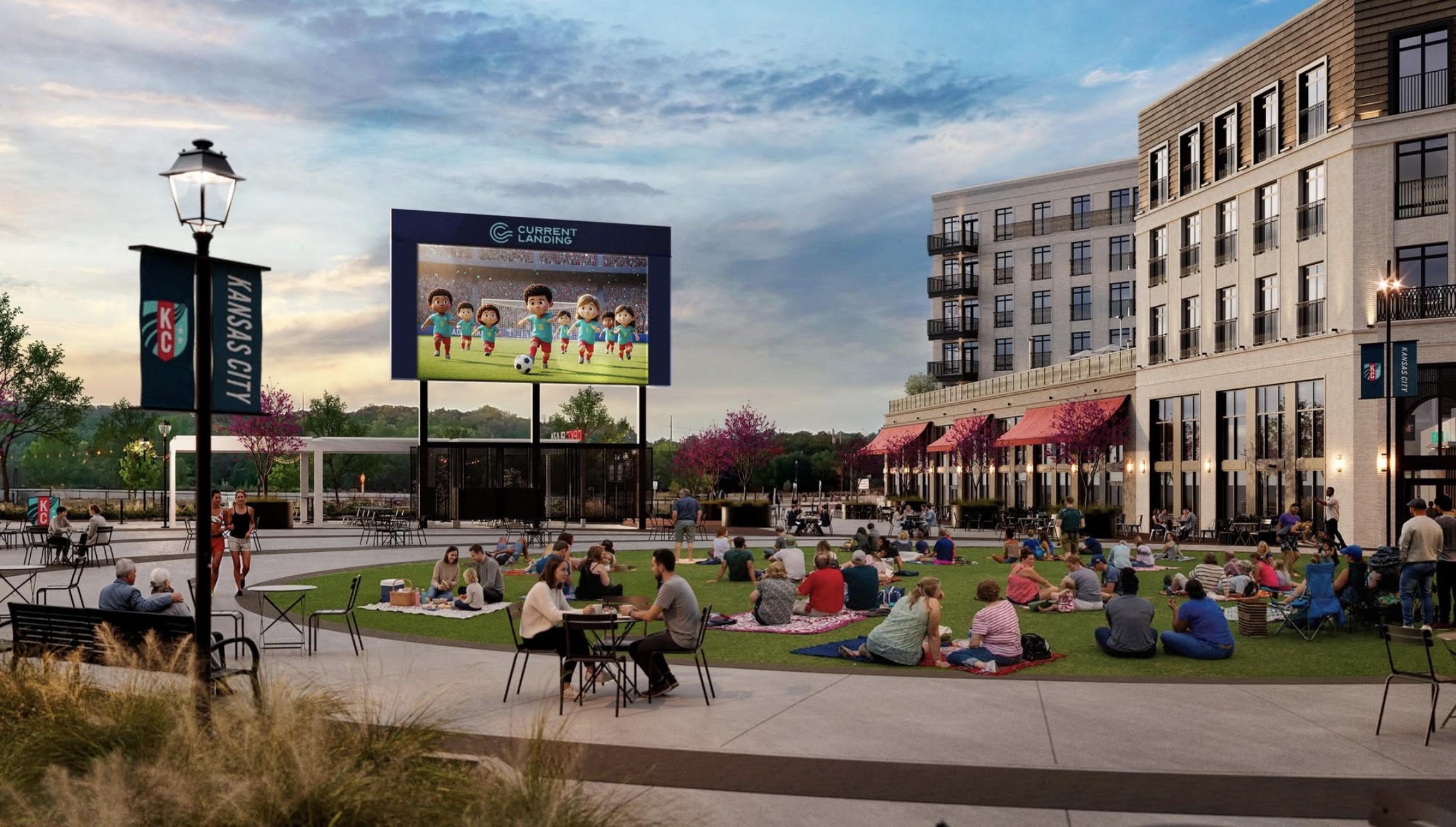 Berkley Riverfront at CPKC Stadium — Current Central Plaza