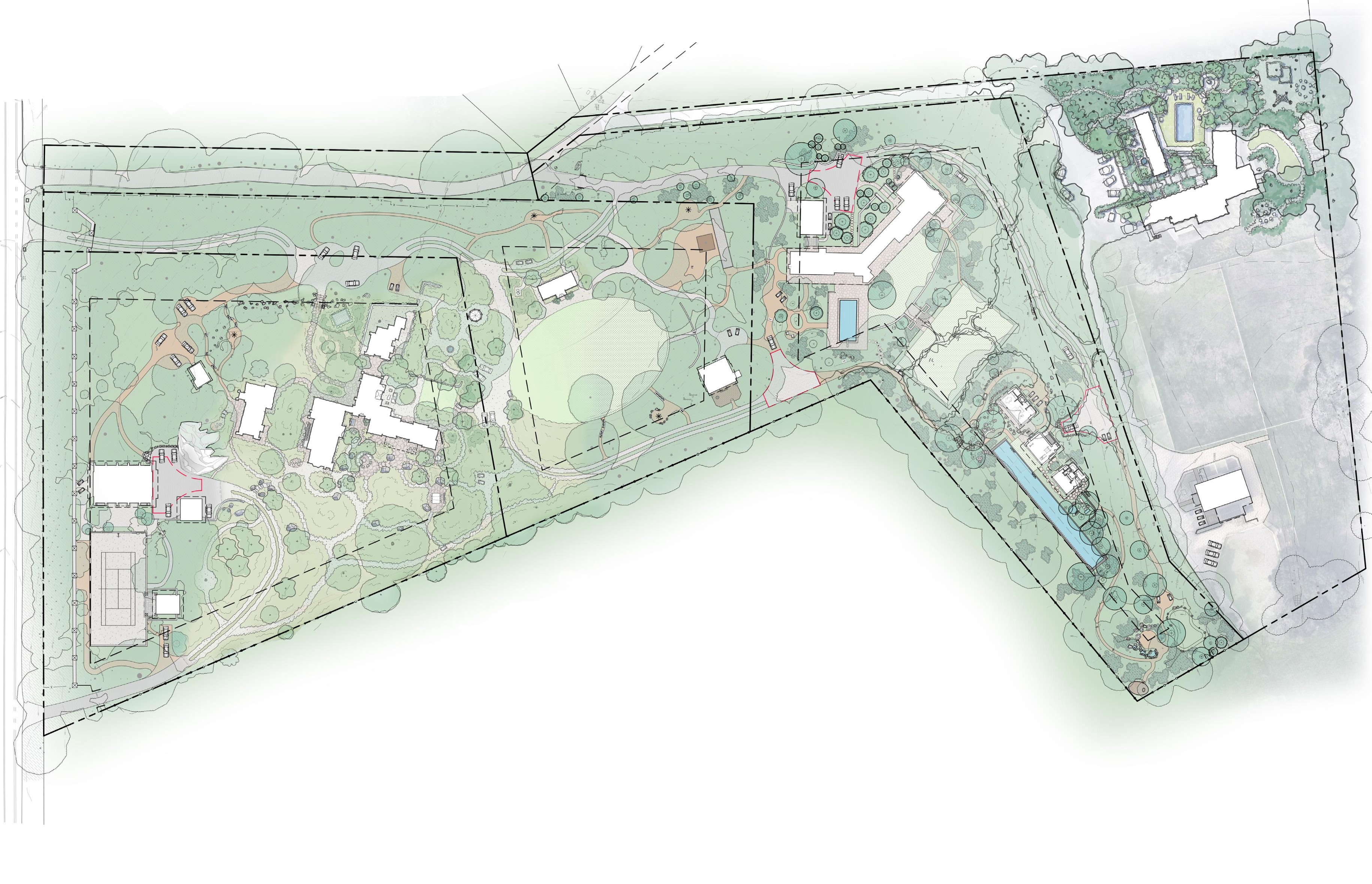Oak Sanctuary — Overall site plan